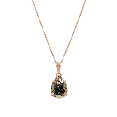 Кулон "Venēra II (Gold Patina)" с кристаллами Swarovski™